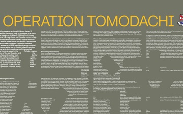 Operation Tomodachi Typographic Poster