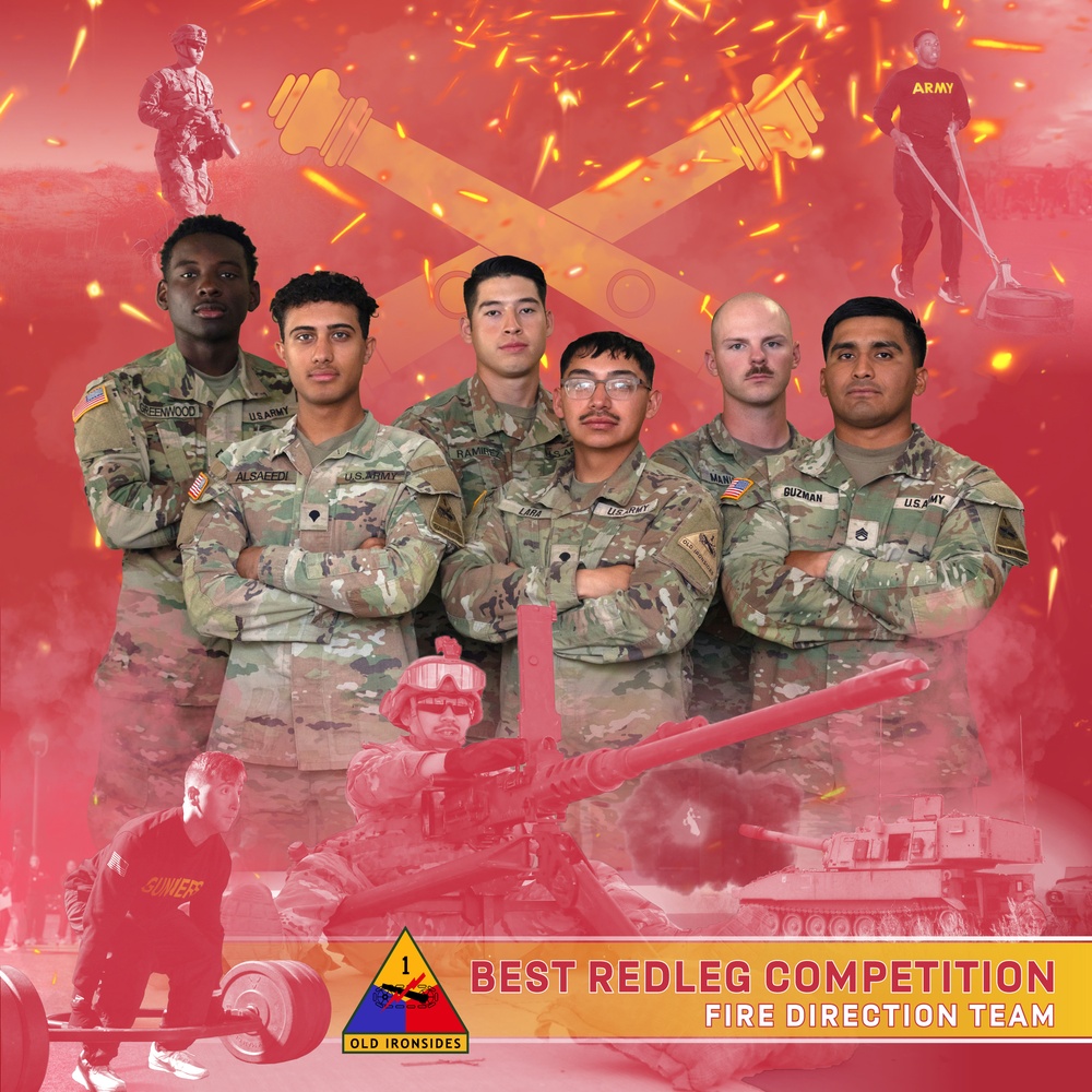 1st Armored Division Best Redleg Competition 2024