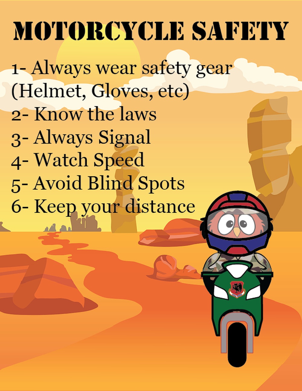 Motorcycle Safety Flyer