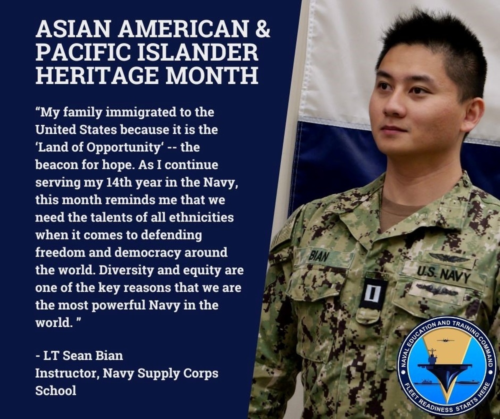 Naval Education and Training Command Celebrates Asian American and Pacific Islander Heritage Month