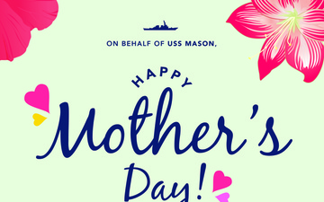 USS Mason celebrates Mother's Day