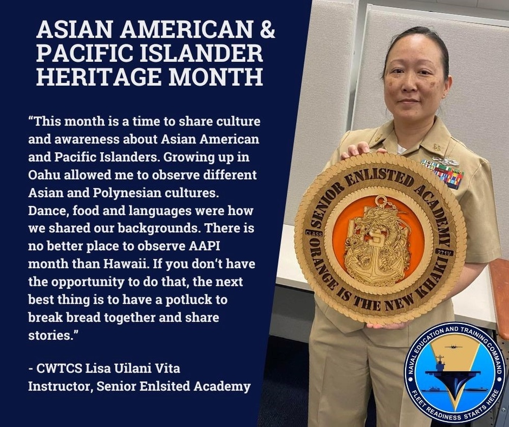 Naval Education and Training Command Celebrates Asian American and Pacific Islander Heritage Month