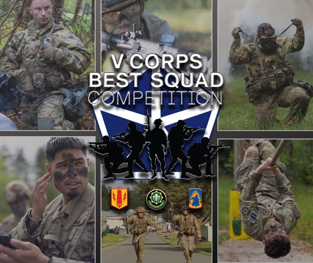 V Corps Best Squad Competition Banner