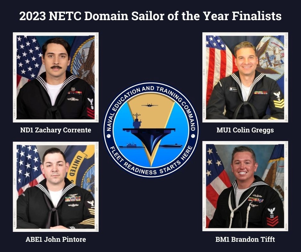 NETC Announces its 2023 Sailor of the Year Finalists
