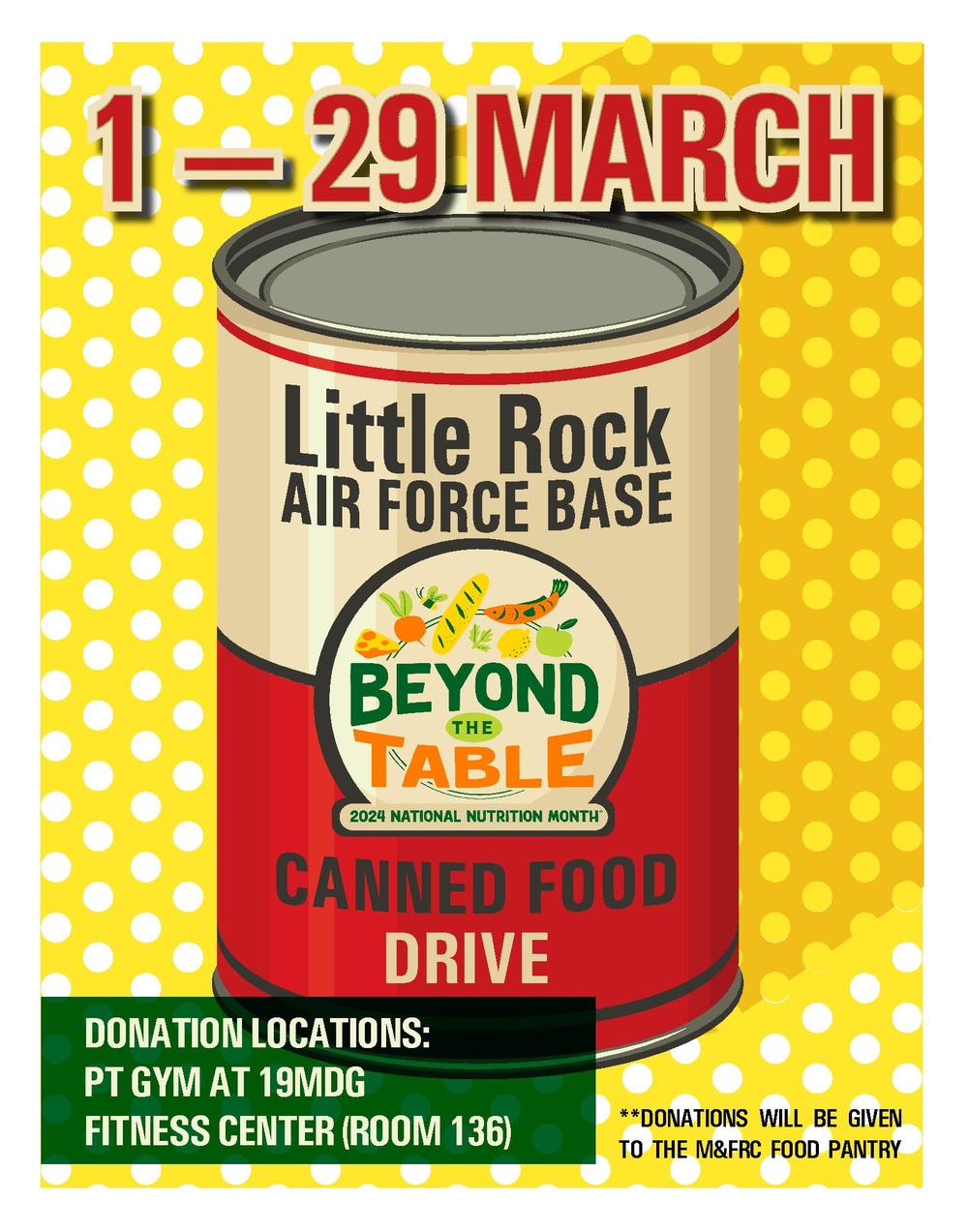 National Nutrition Month Food Drive