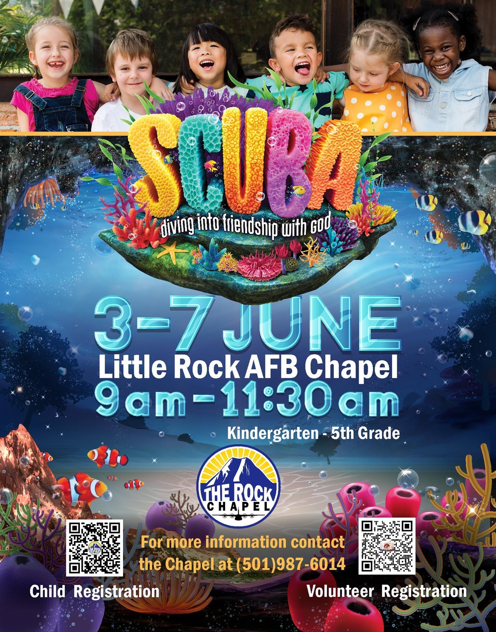 Little Rock Air Force Base Chapel hosts SCUBA vacation bible school