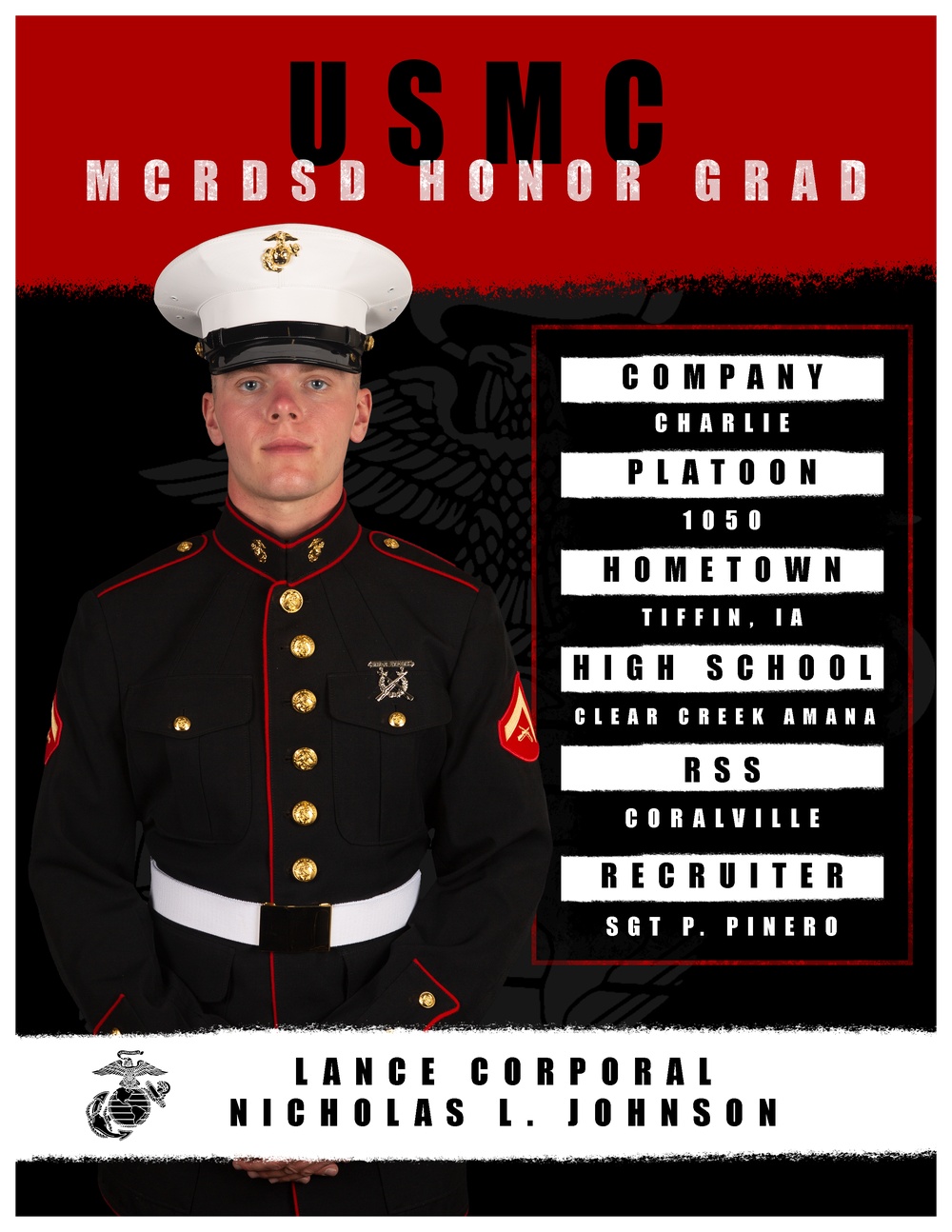 Charlie Company Honor Graduate