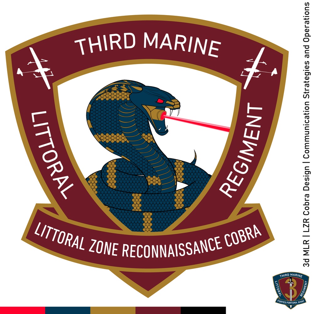 Littoral Reconnaissance Zone Cobra Logo Design