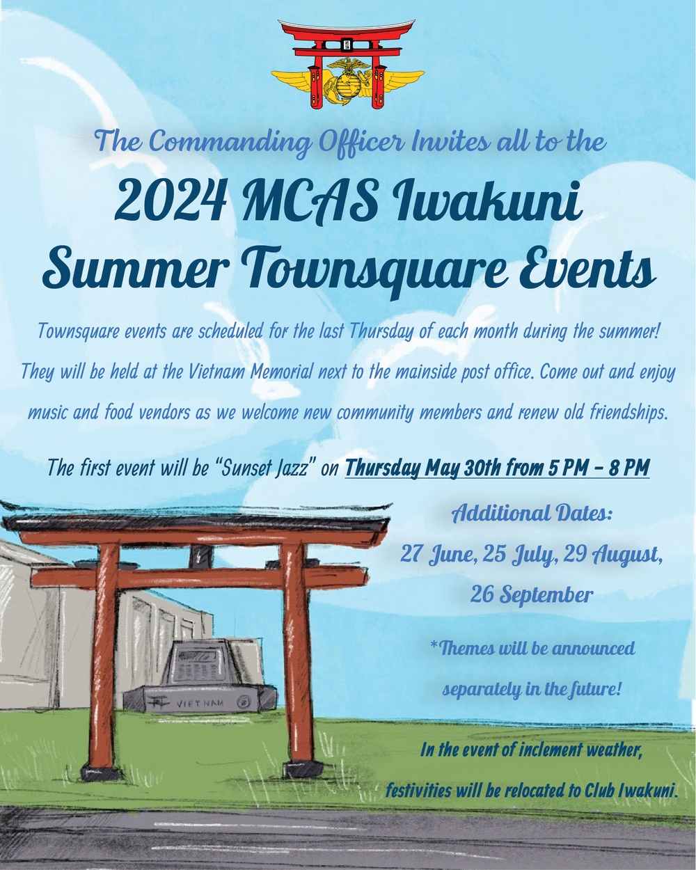 2024 MCAS Iwakuni Summer Townsquare Events