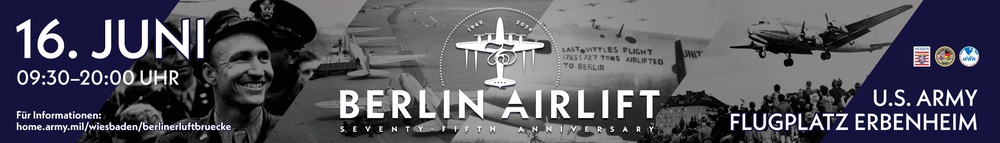 Berlin Airlift 75th Anniversary Banner [LARGE, 7m x 1m]