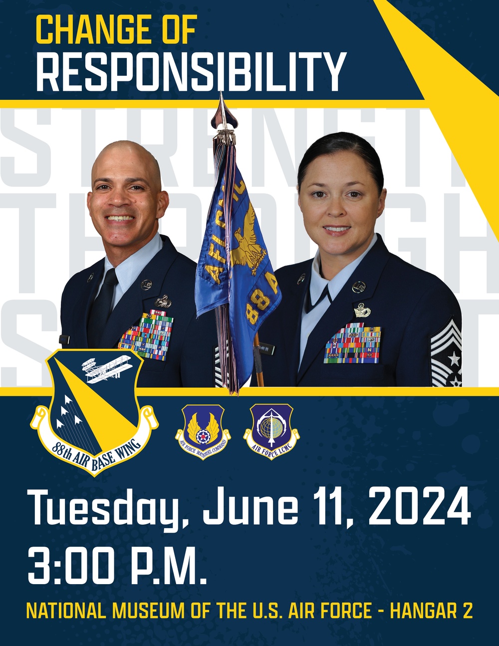 88th ABW Command Chief Change of Responsibility Flyer