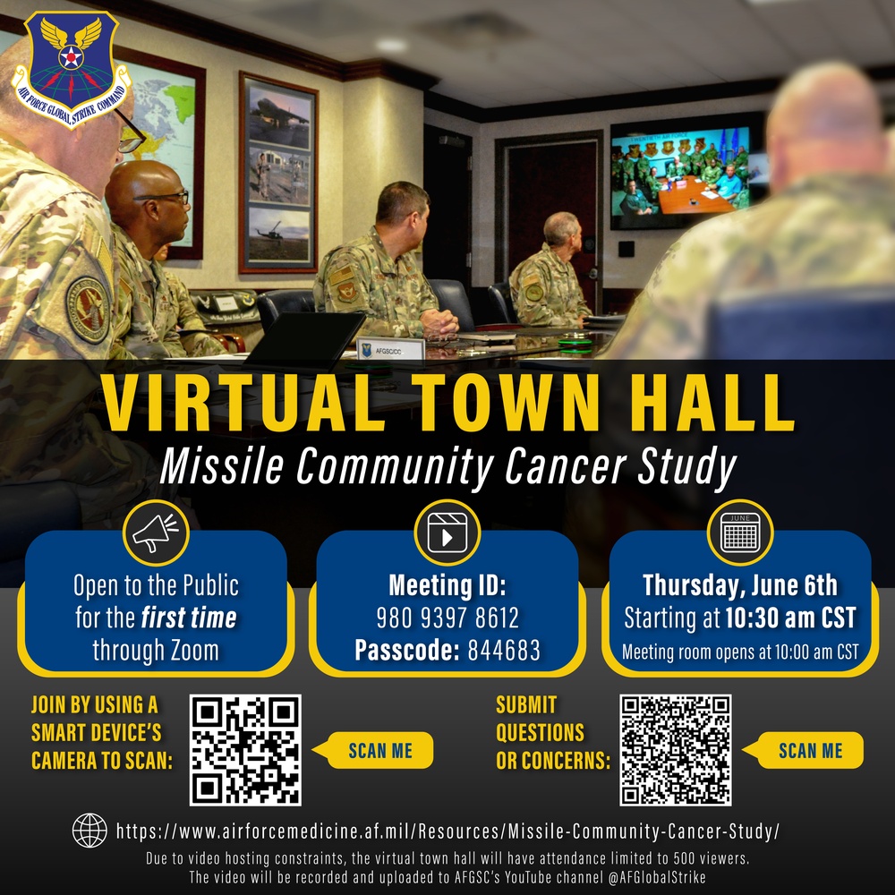 AFGSC announces first fully public MCCS Virtual Town Hall scheduled for June 6, 2024