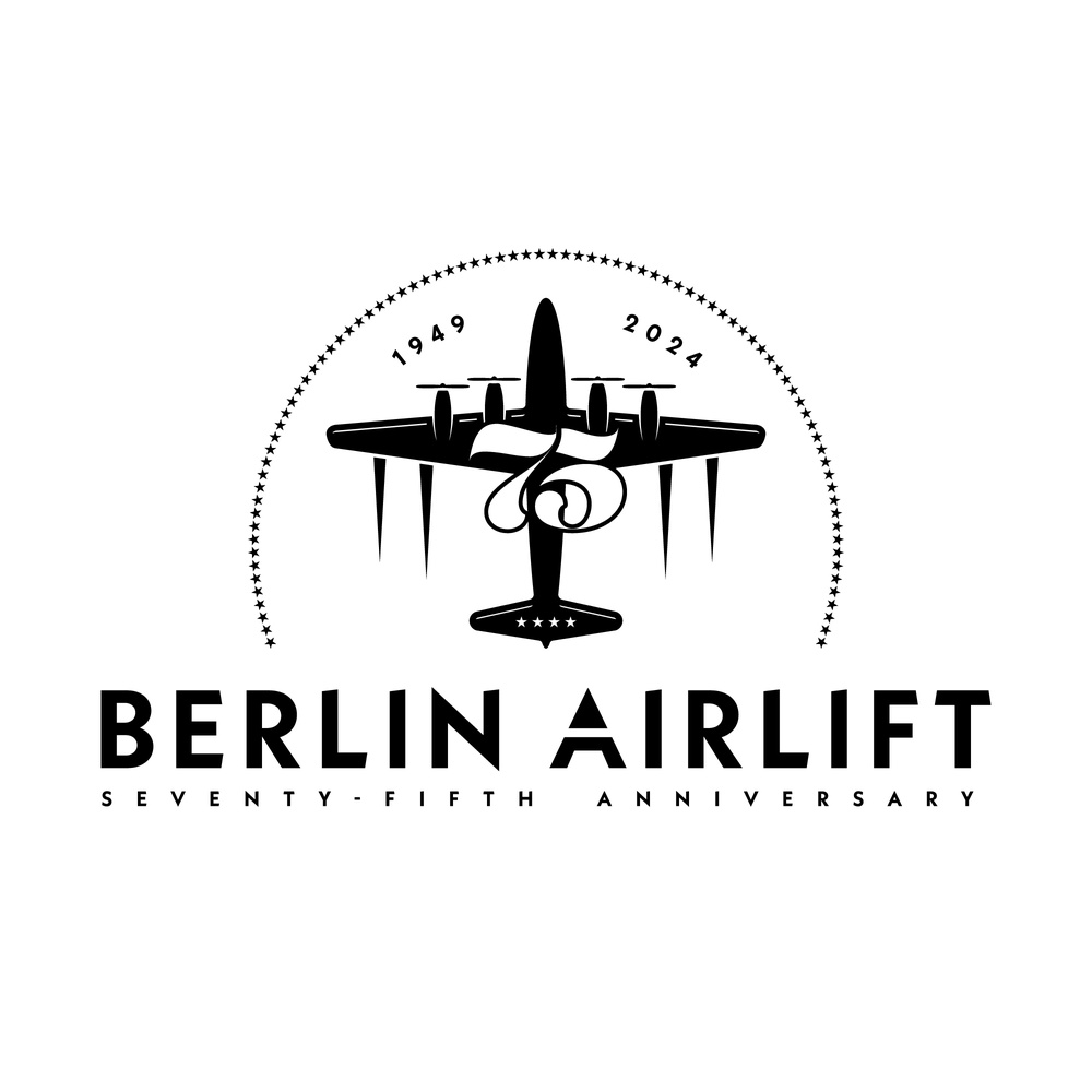 Berlin Airlift 75th Anniversary Logo (Black)