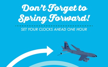 Daylight Savings Time Spring Ahead Graphic