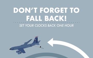 Daylight Savings Time Fall Back Graphic