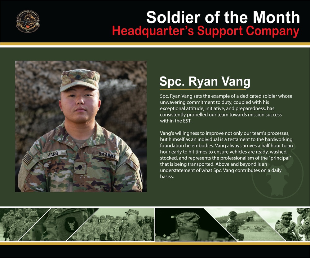 May Soldier of the Month