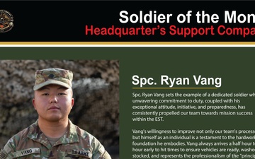 May Soldier of the Month