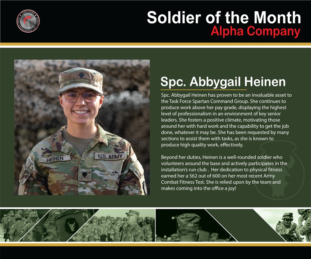 Soldier of the Month - May