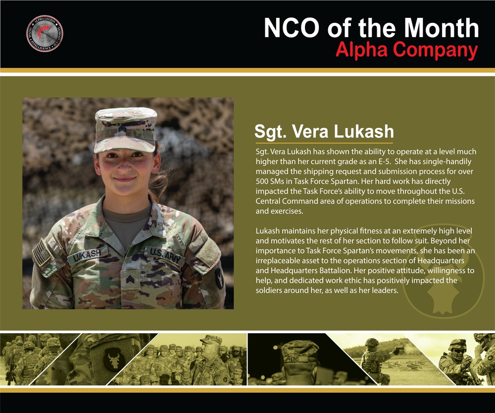 NCO of the Month - May