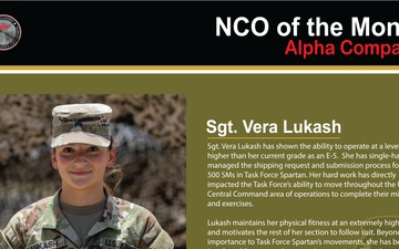 NCO of the Month - May