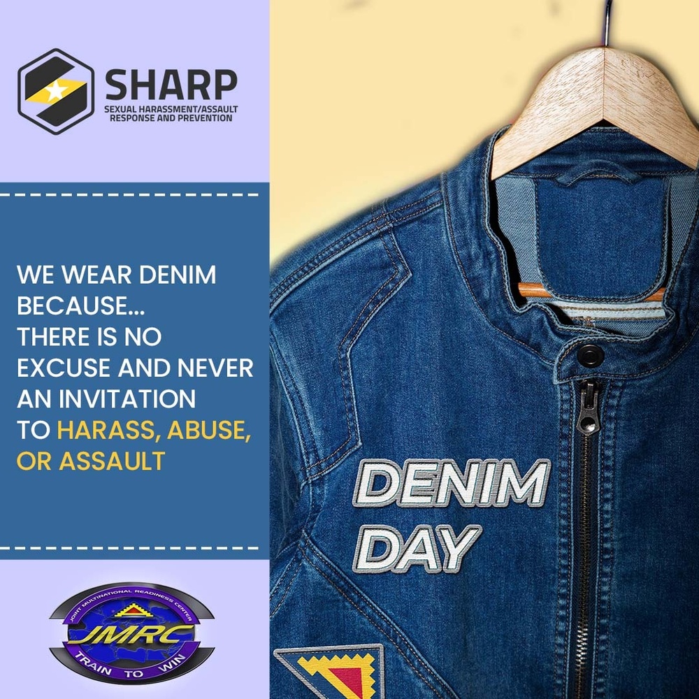 SHARP Denim Day Graphic