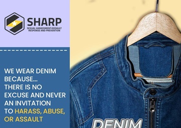 SHARP Denim Day Graphic