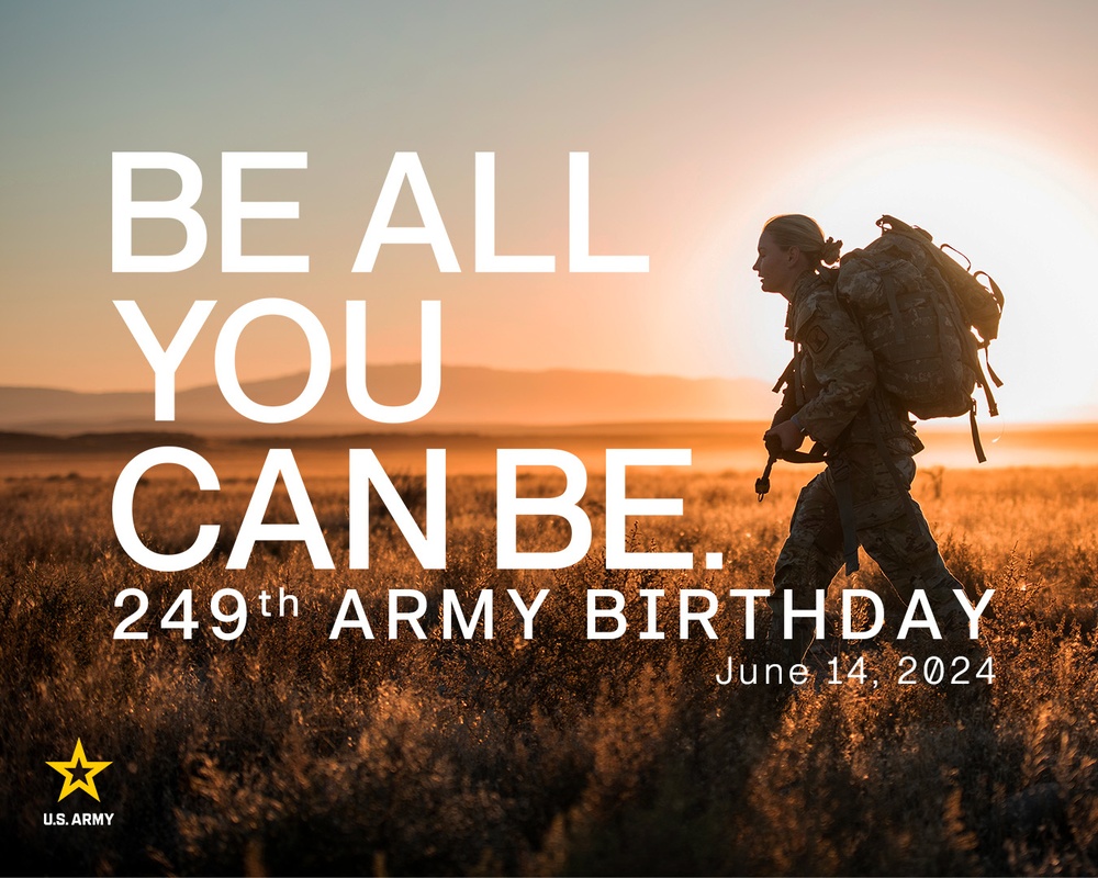 U.S. Army 249th Birthday Graphic