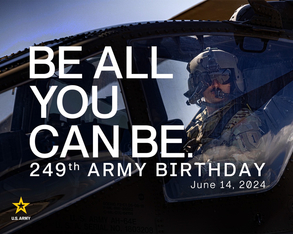 U.S. Army 249th Birthday Graphic