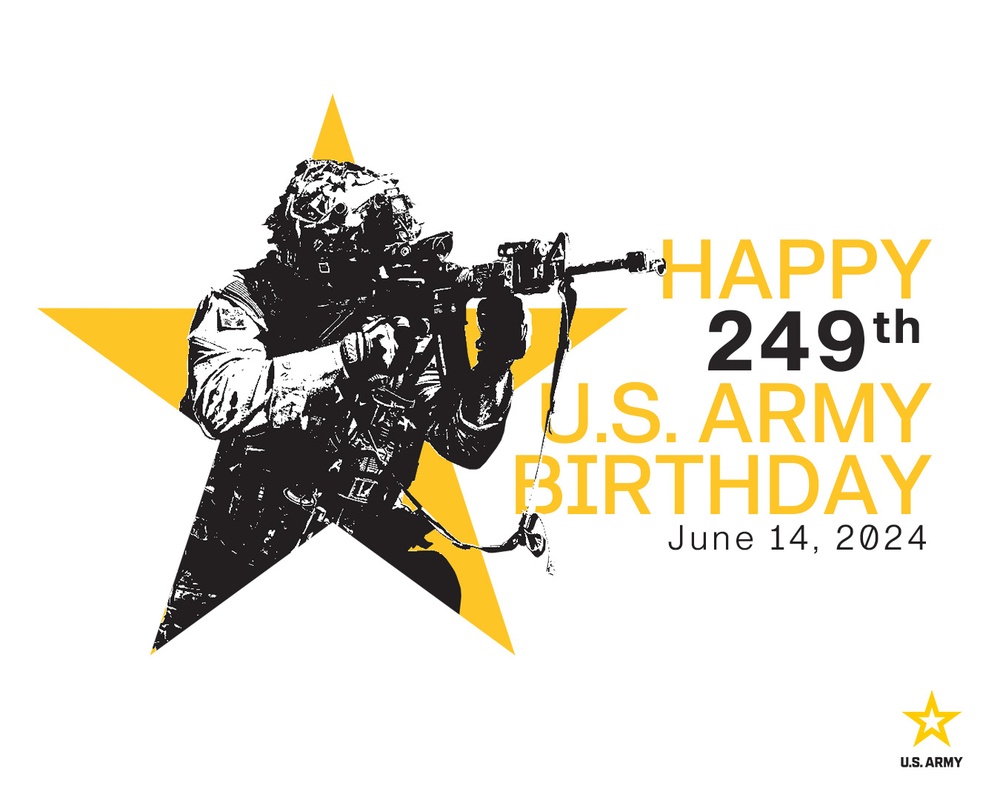 U.S. Army 249th Birthday Graphic