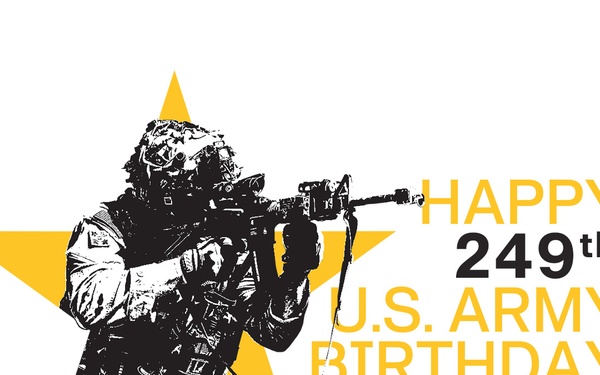 U.S. Army 249th Birthday Graphic