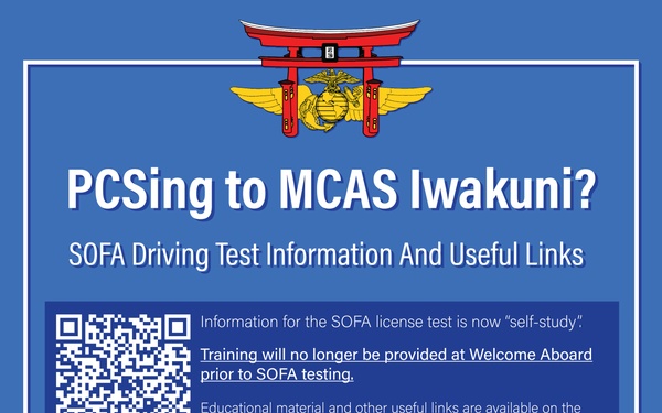 Sofa Driving Test Information
