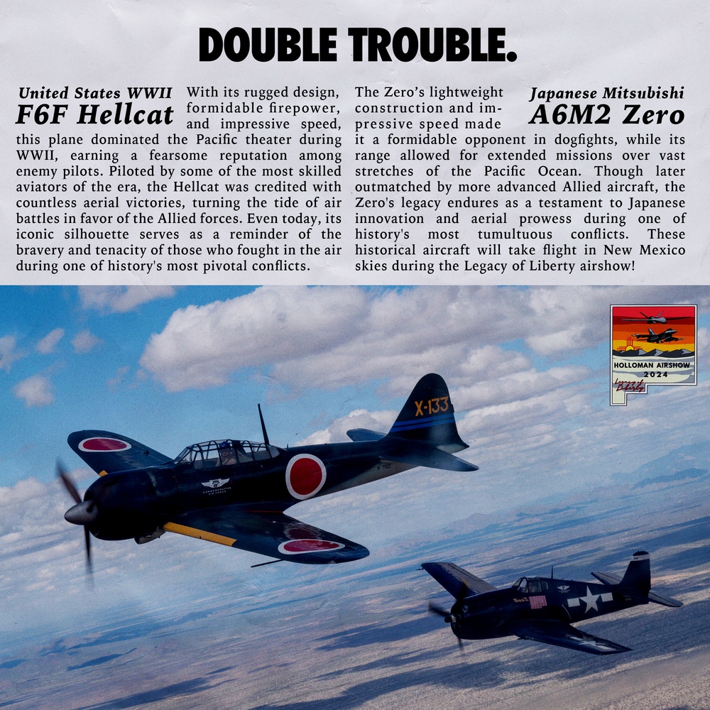 F6F Hellcat and A6M2 Zero