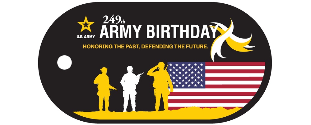 249th Army Birthday Official Cake Decoration Design