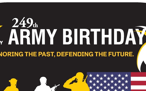 249th Army Birthday Official Cake Decoration Design