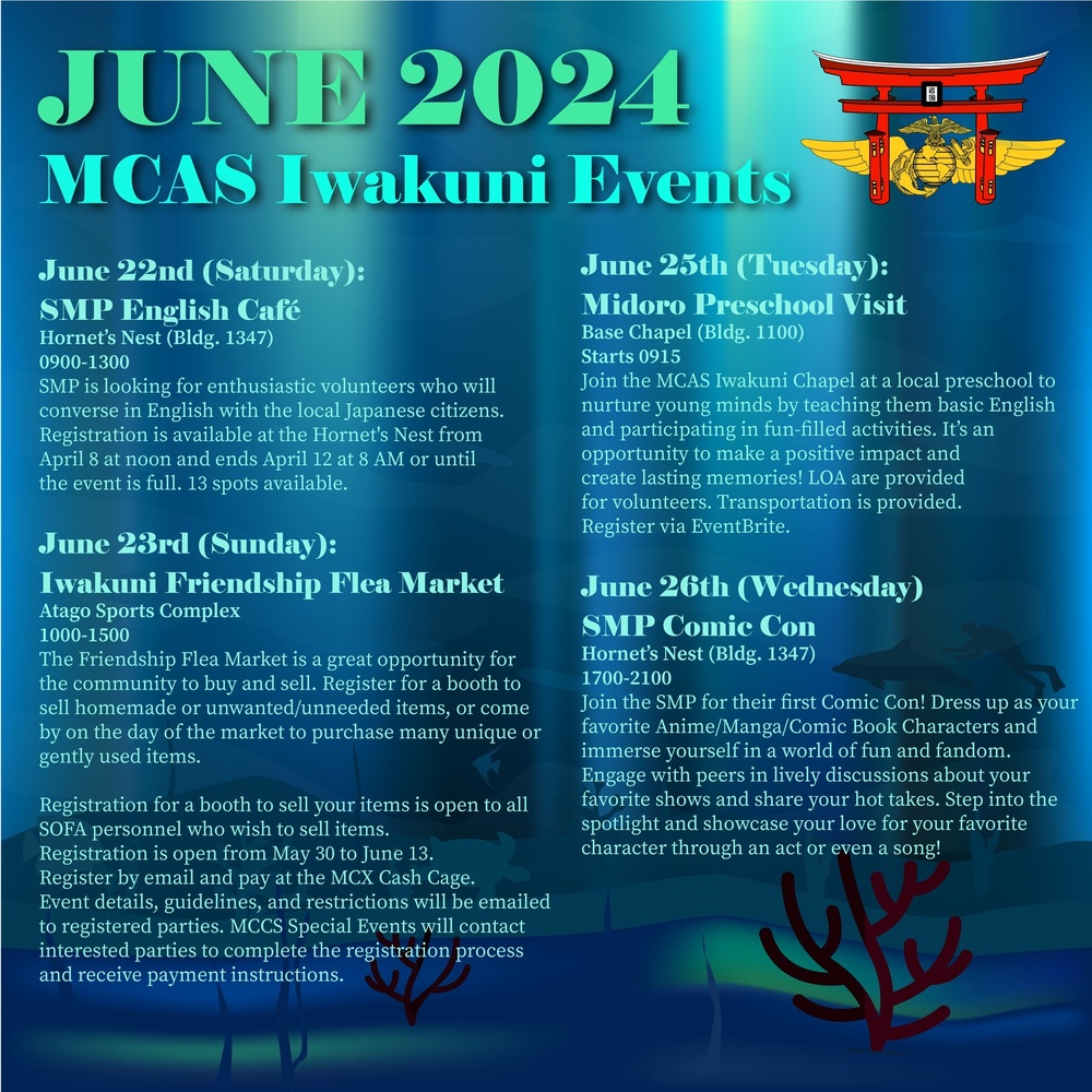 Marine Corps Air Station Iwakuni June 2024 Bulletin