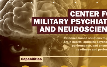 Capability Poster - Center for Military Psychiatry and Neuroscience