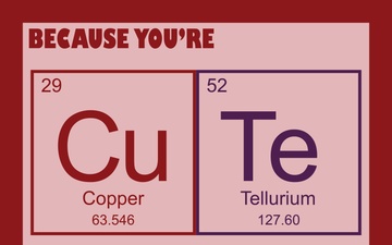 Valentines Day 2024 - Periodic Table