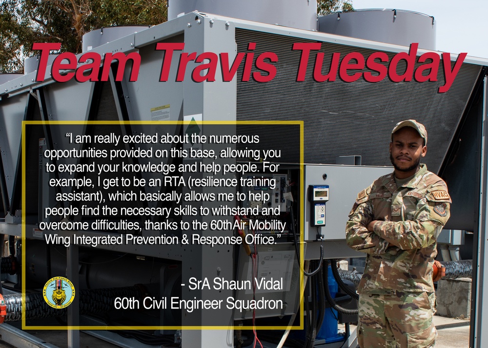 Team Travis Tuesday: Senior Airman Vidal