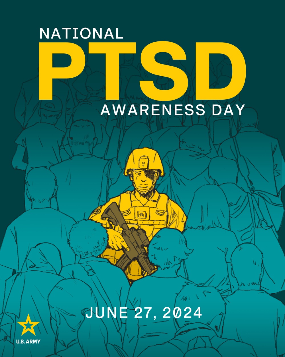 National PTSD Awareness Day Graphic