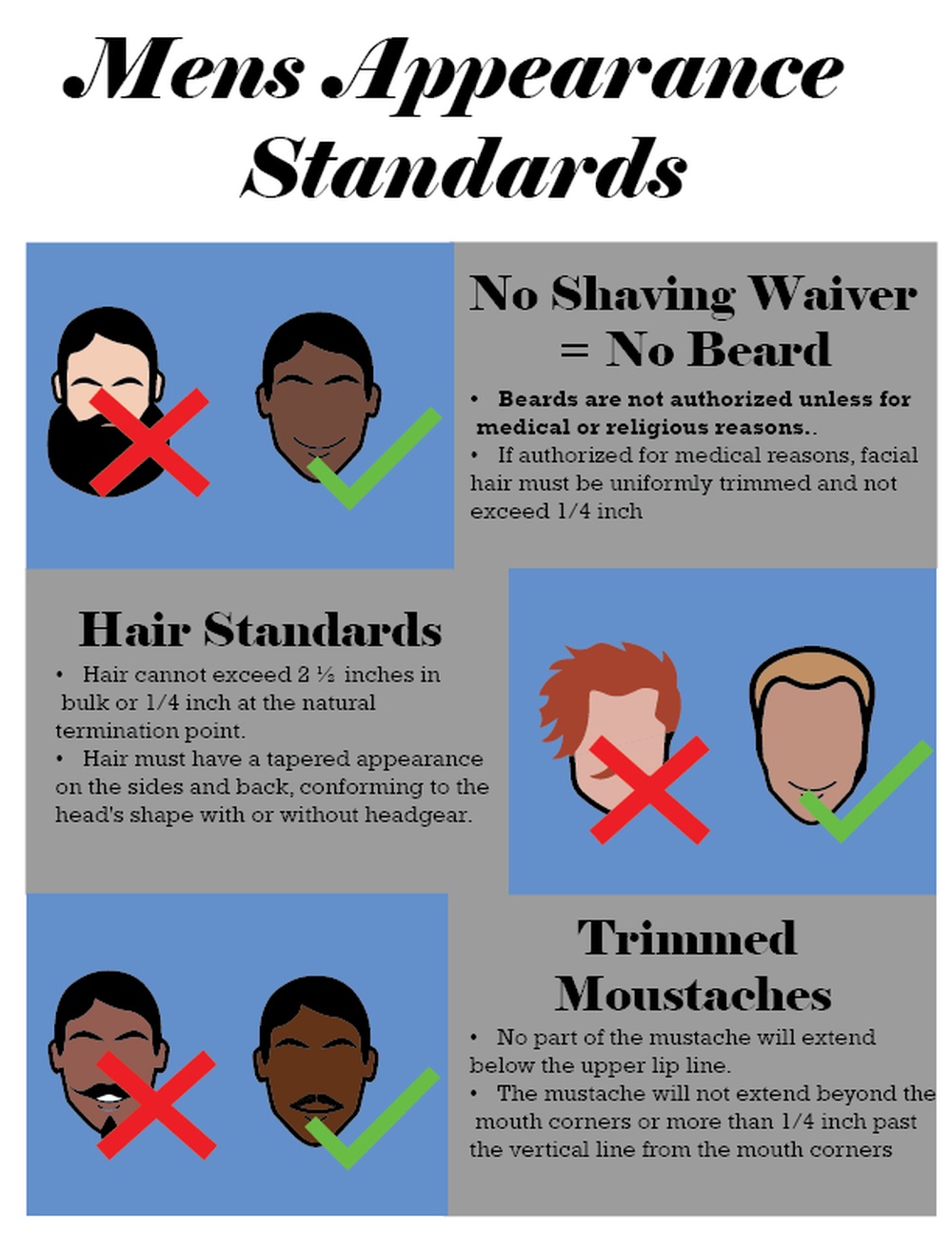 Men&amp;#39;s Appearance Standards