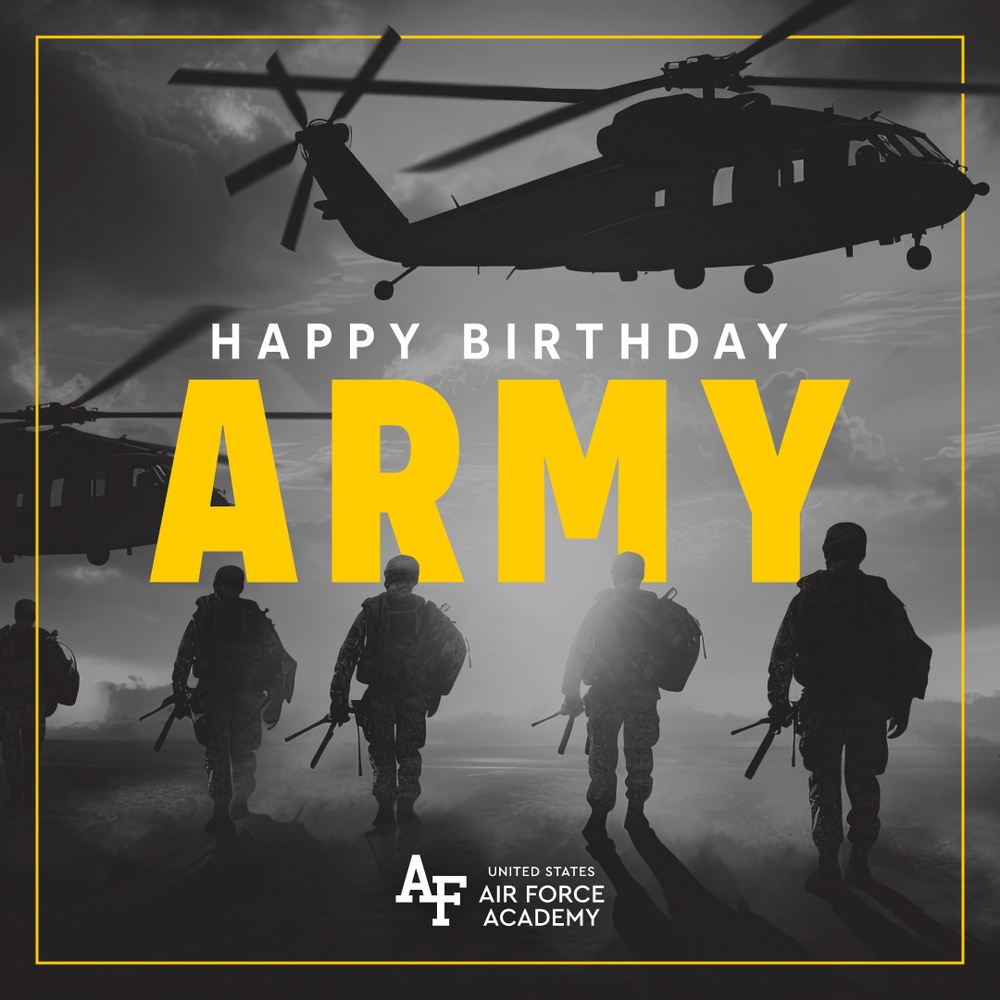 Happy Birthday Army Graphic