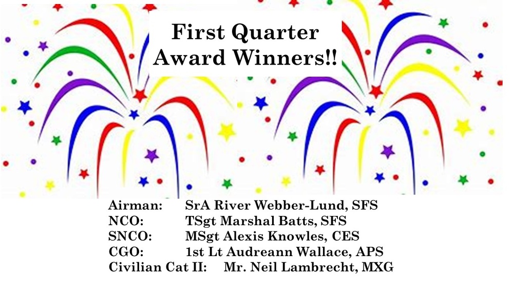 507 ARW 2024 First Quarter Award Winners