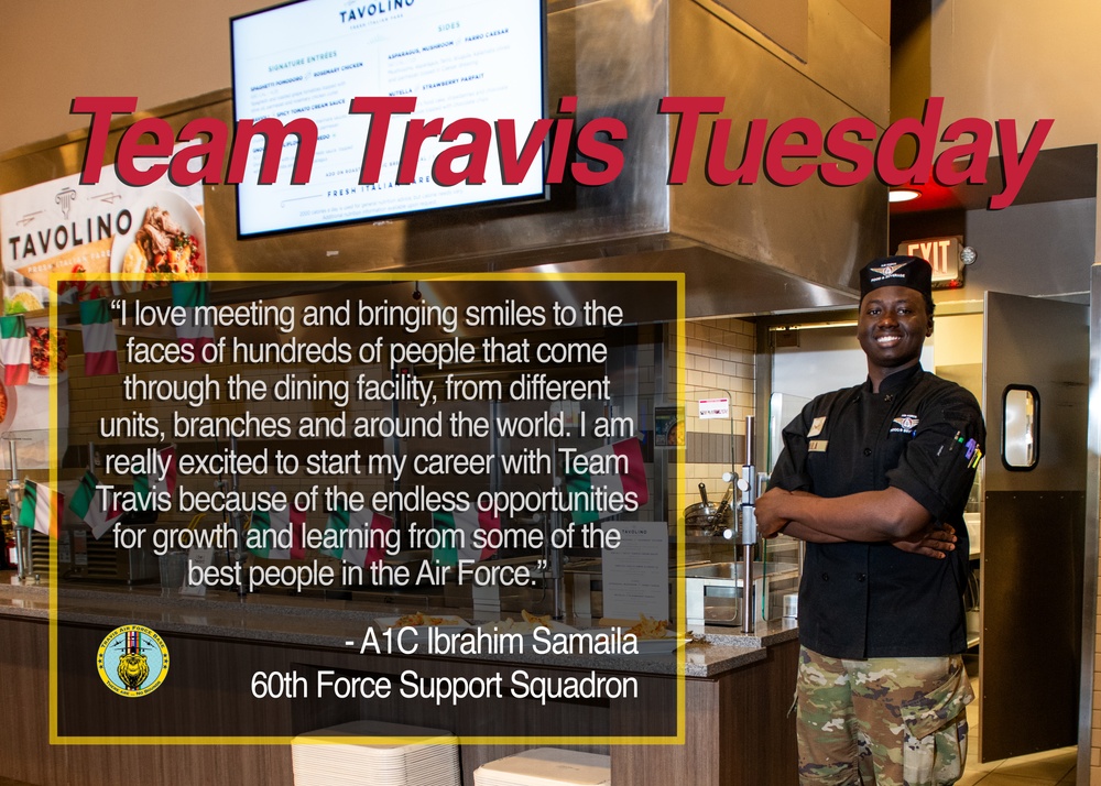 Team Travis Tuesday: Airman 1st Class Samaila