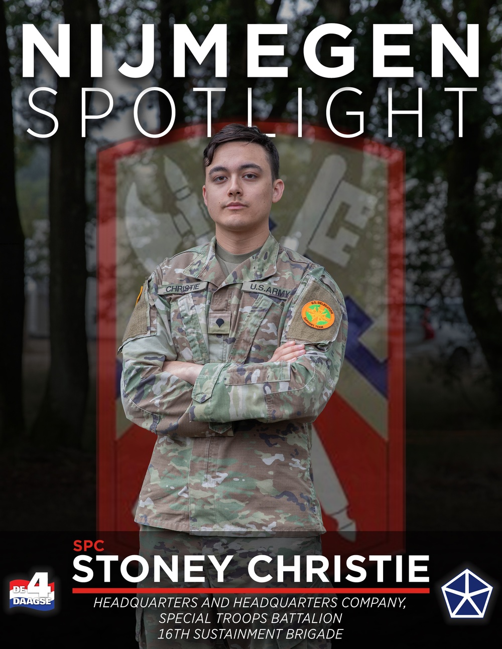 Nijmegen March Spotlight: Spc. Stoney Christie