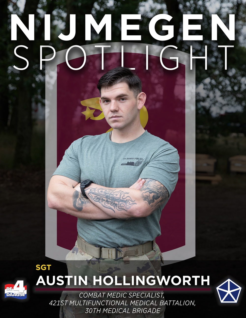 Nijmegen March Spotlight: Sgt. Austin Hollingsworth