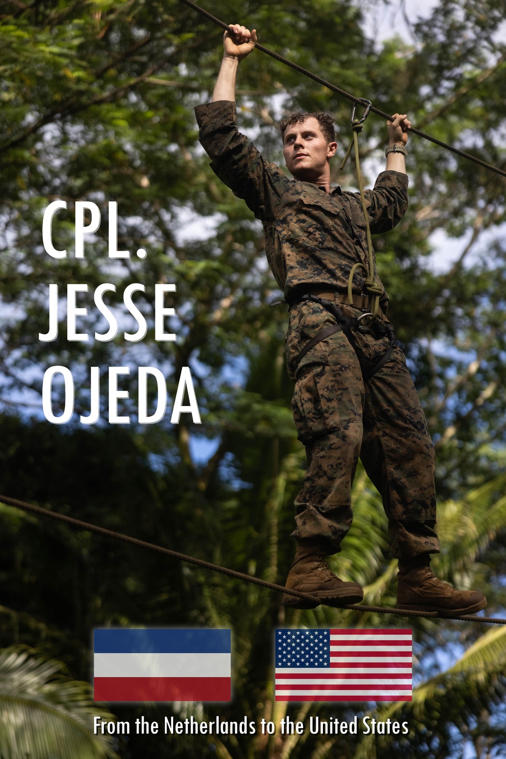 Cpl. Jesse Ojeda: from the Netherlands to the United States