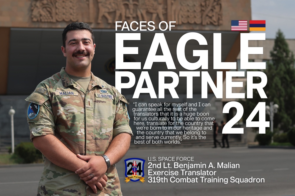 Faces of Eagle Partner 24: 2nd Lt. Benjamin A. Malian