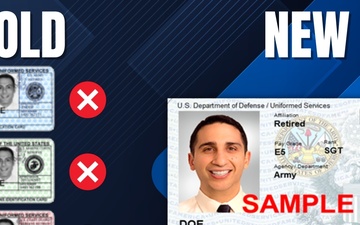 Graphic for Next Generation Uniform Services ID card change over