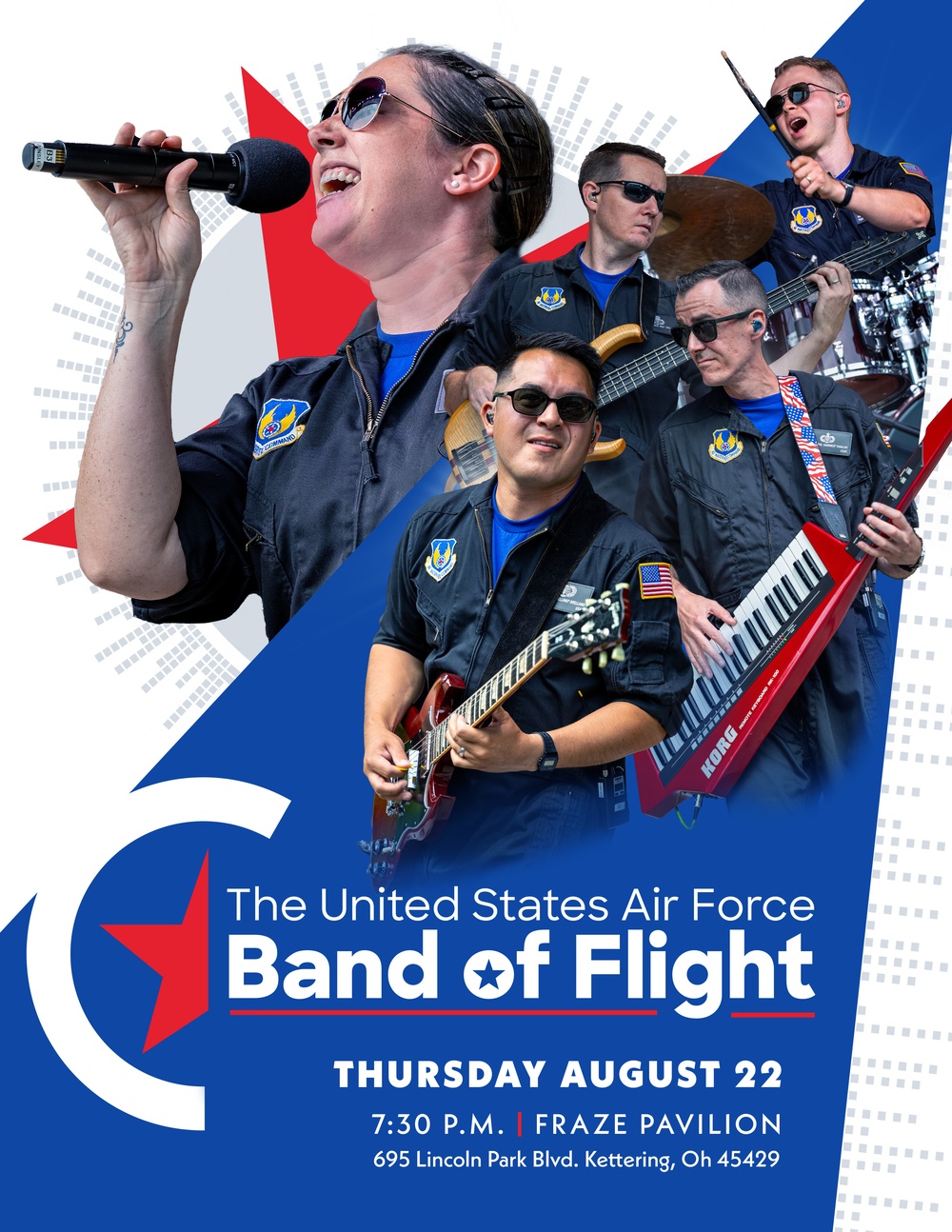 USAF Band of Flight performing at Fraze Pavilion