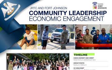 Fort Johnson Community Leader Economic Engagement poster